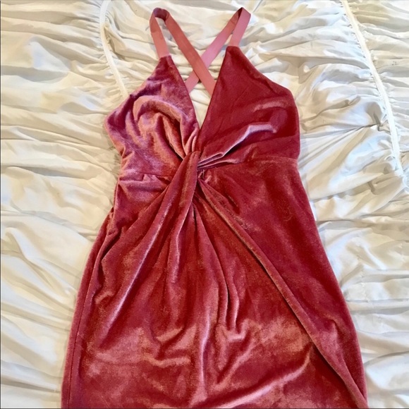 Lulus Dresses & Skirts - Pink Velvet dress